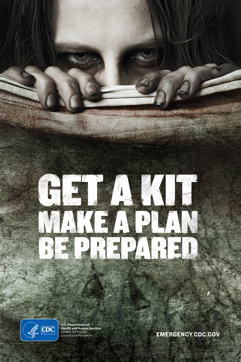 Cdc Zombie Preparedness Plan Poster