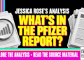 What'S In The Pfizer Report? Jessica Rose'S Analysis
