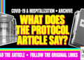 What Does The Protocol Article Say? Covid-19 &Amp;Amp; Hospitalization • Archive