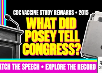What Did Posey Tell Congress? Cdc Vaccine Study Remarks • 2015