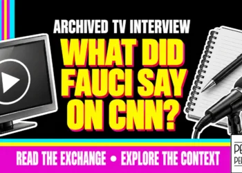What Did Fauci Say On Cnn? Lockdown Evidence • Archived Commentary