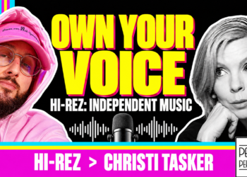 Miami Politics &Amp; Hi-Rez On Independent Music | Awake Nation, Feb. 13, 2024 — Patriots Perspective Thumbnail Featuring Outlined Portraits And A Yellow Viewer Callout.