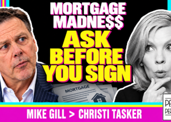 Mike Gill On Mortgage Rates, Home Equity, Reverse Mortgages &Amp; Servicing Disputes — Patriots Perspective Thumbnail Featuring Outlined Portraits And A Yellow Viewer Callout.