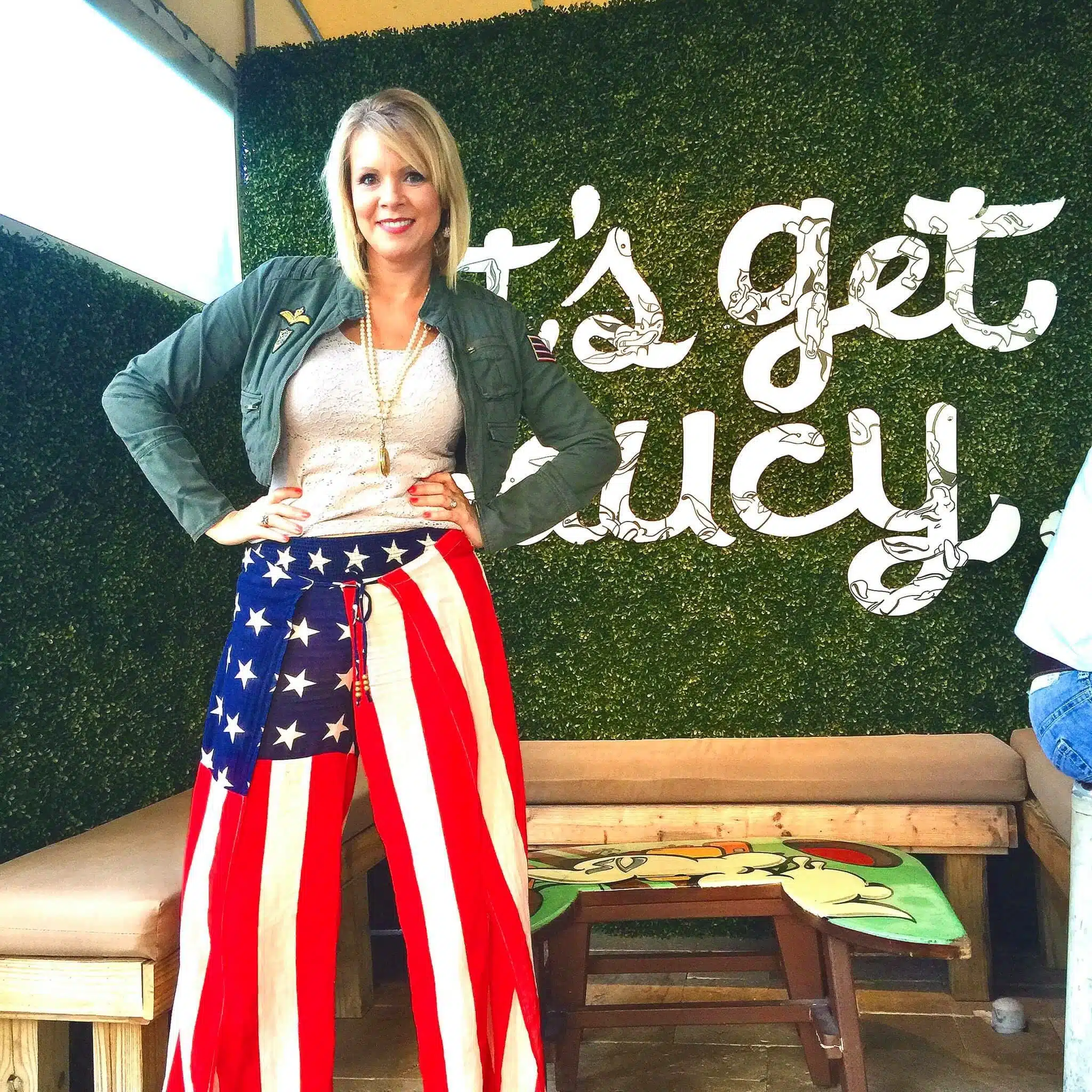American Flag Trouser